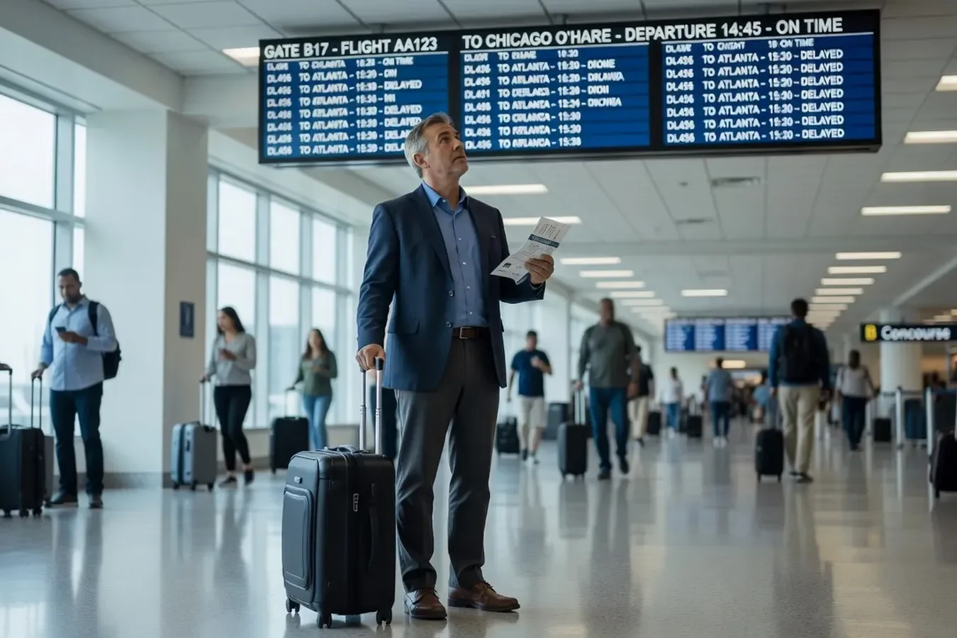 Homme préparant sa valise et ses documents de voyage pour un premier séjour de rencontre en Russie
